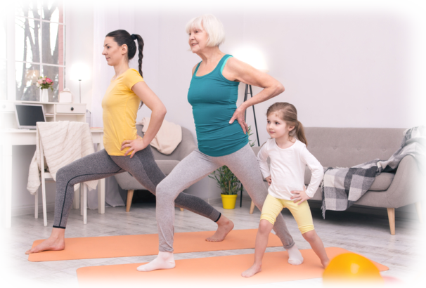 Für jedes Alter Egal wie alt oder jung Sie sind - jeder kann von der Bewegungstherapie profitieren